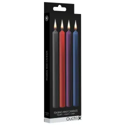 Ouch! Lot de 4 bougies SM Teasing Wax Multicolore